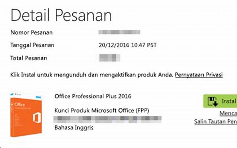 Kode Produk Microsoft Office 2010