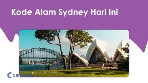 Kode Alam Angka Sydney