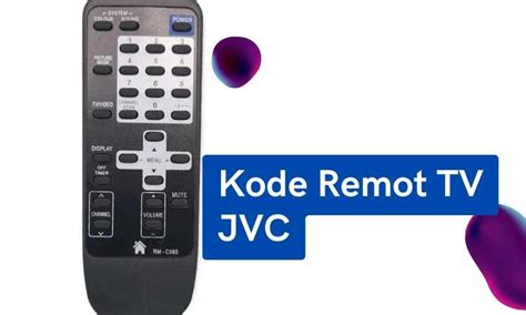 Kode Remot Jvc