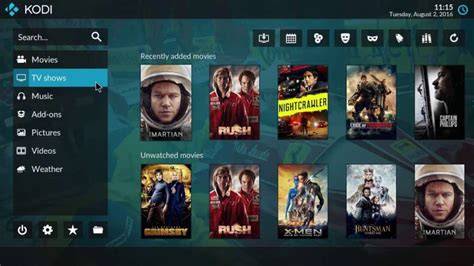 Kodi media player