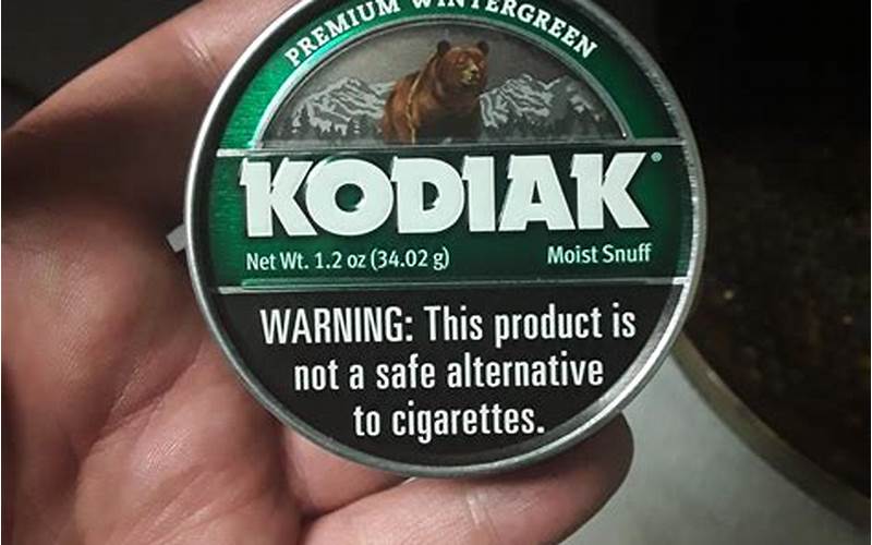 Kodiak Wintergreen Long Cut Side Effects
