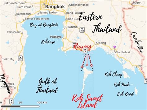 Koh Samet Island in the Gulf of Thailand