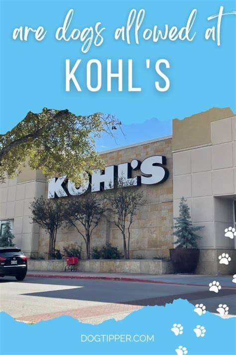 Kohls Dog Policy