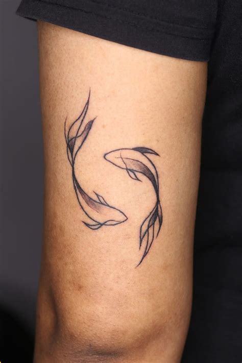 Koi Fish Tattoo Simple