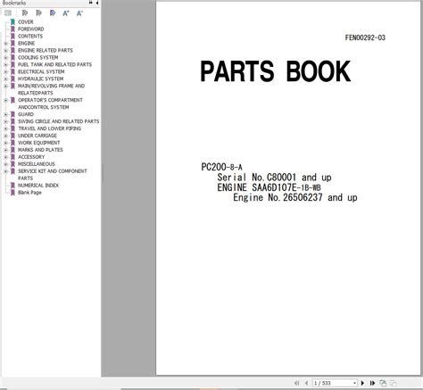 Komatsu Part Book