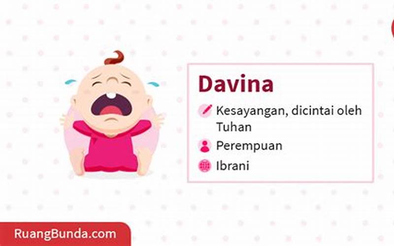 Kombinasi Nama Davina Dengan Nama Lain