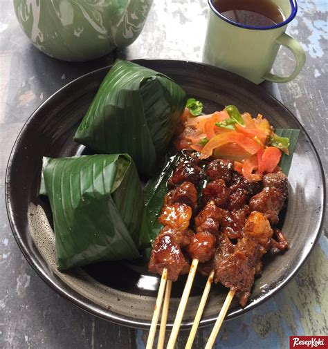 Sate Maranggi dengan Nasi