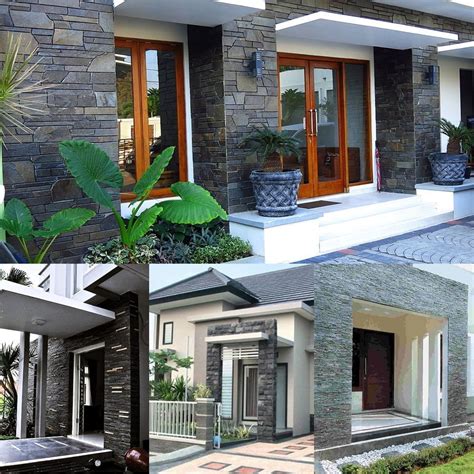 kombinasi warna batu alam untuk mencocokkan desain rumah anda