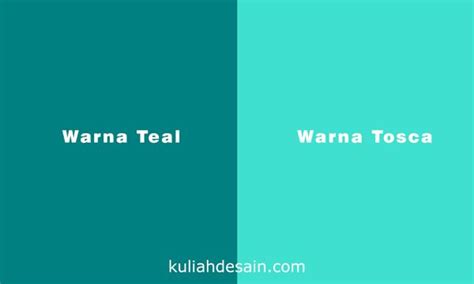 kombinasi warna mint dan tosca