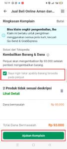 Komplain Tokopedia