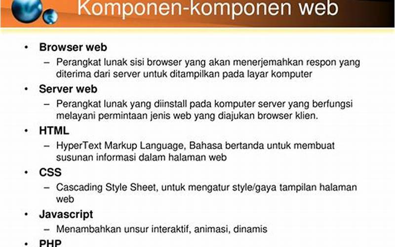 Komponen-Komponen Web Browser