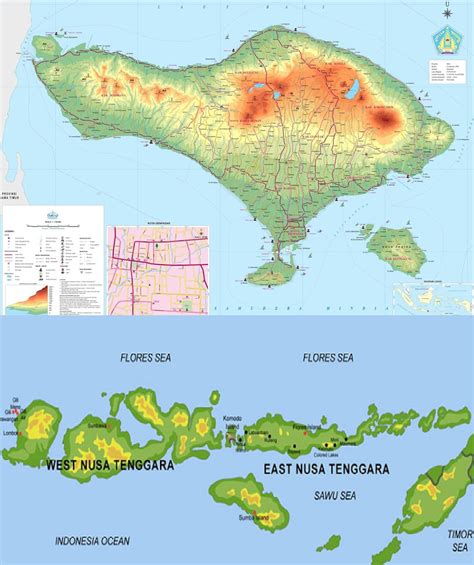 Kondisi Geografis Pulau Bali Dan Nusa Tenggara Berdasarkan Peta