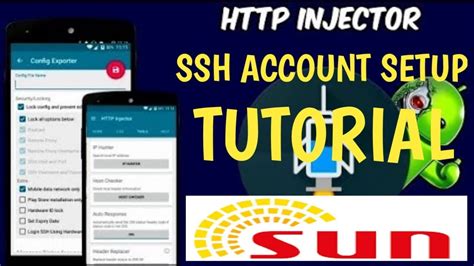 Konfigurasi SSH di HTTP Injector