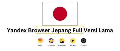 Konfigurasi Yandex Browser Jepang Full Versi Lama