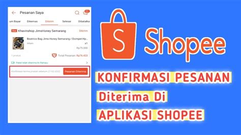 Konfirmasi Pesanan