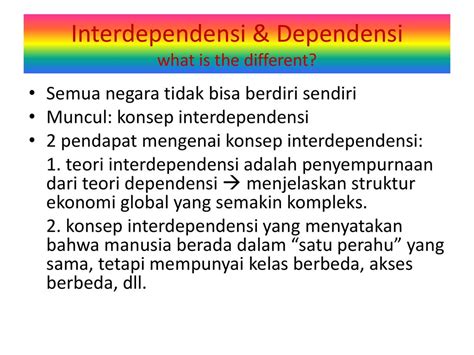 Konsep Interdependensi dalam Politik