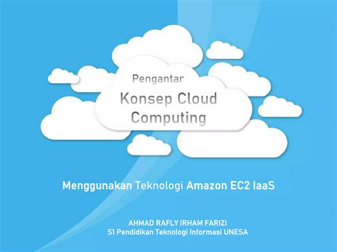Konsep dasar cloud computing