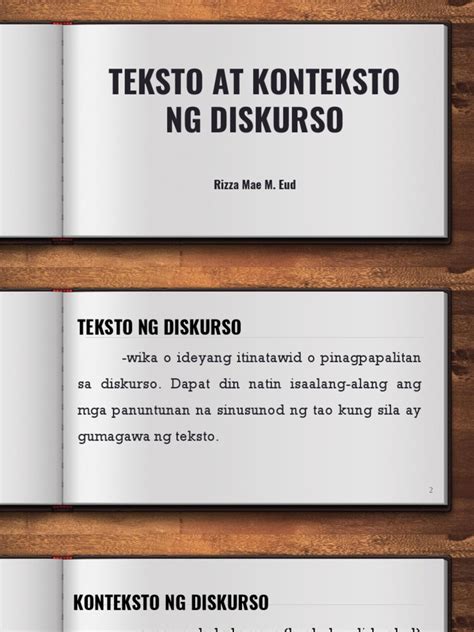 Konteksto Meaning In Tagalog