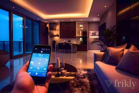 Kontrol smart home melalui smartphone