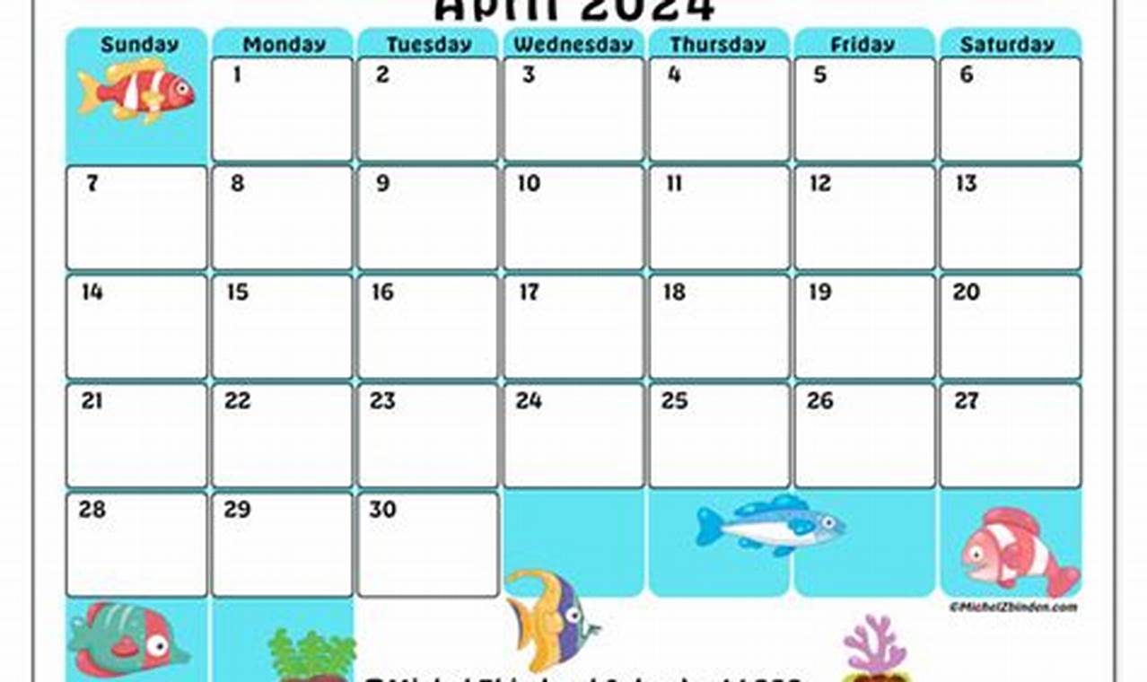 Kool April Nites 2024 Schedule Template