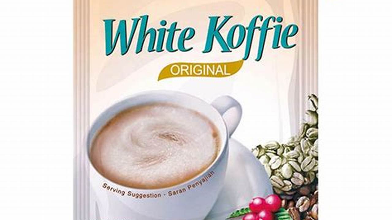 Kopi Khas White Coffee, Kuliner