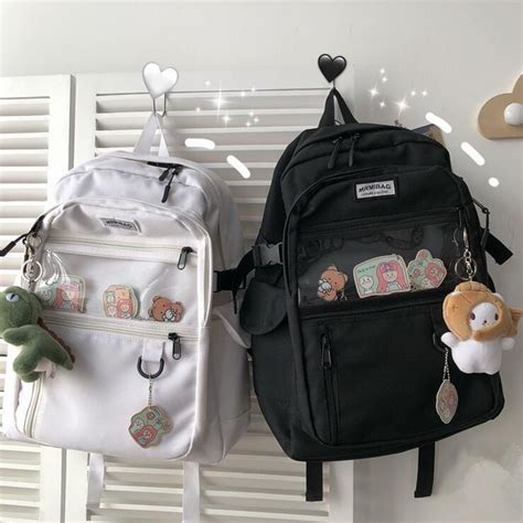 Korean Girl Fashion With Backpack