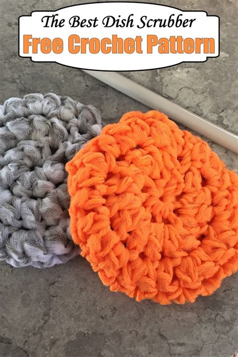 Korean Crochet Dish Scrubber Pattern