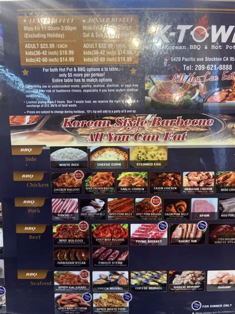 Korean Town Menu