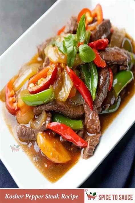 Kosher Pepper Steak Recipe