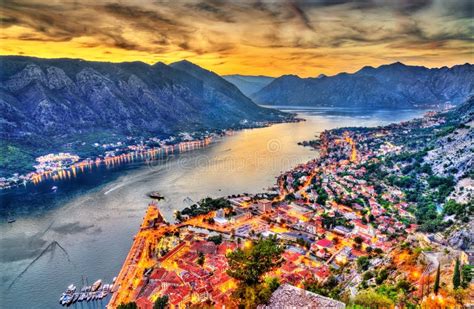 Kotor Bay sunset