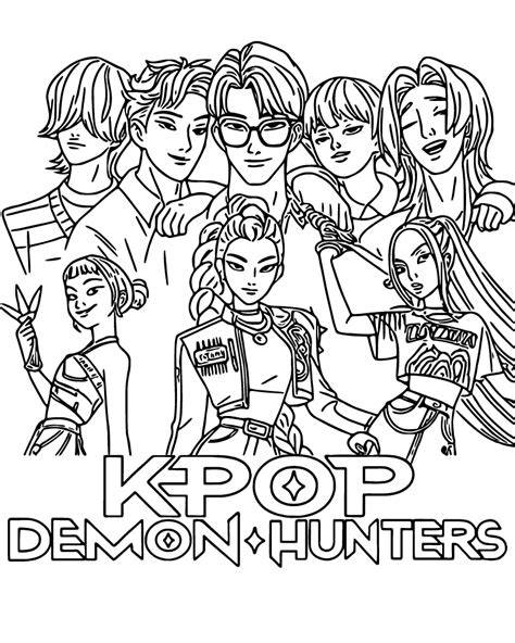 Kpop Coloring Pages