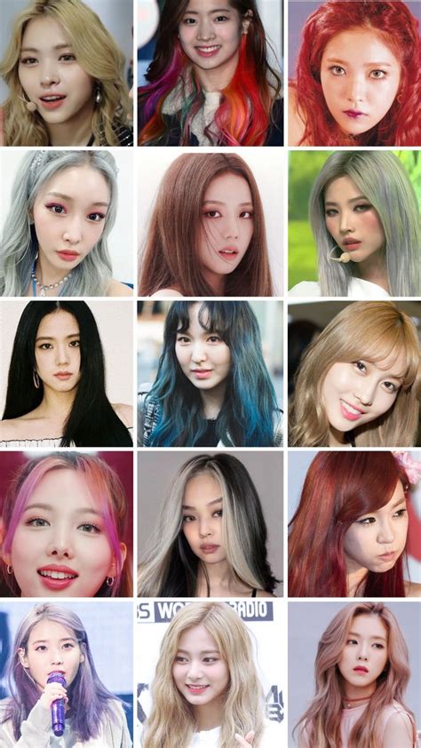 Kpop Hair Colors