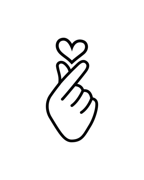 Kpop Heart Sign