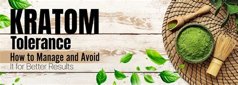 Kratom Tolerance