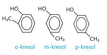 Kresol (Metilfenol) Mempunyai Isomer Sebanyak