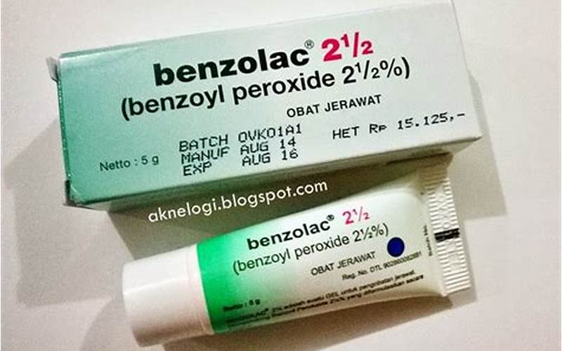 Krim Benzoil Peroksida Untuk Jerawat