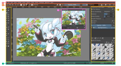 Krita Interface