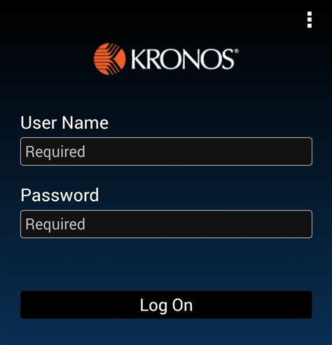 kronos timekeeper employee login official login page