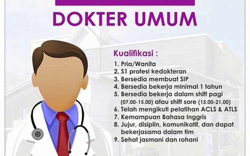 Kualifikasi Dokter Umum