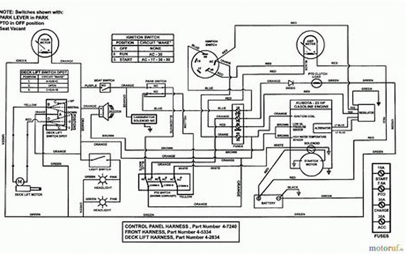 Kubota Ignition Switch Wiring Diagram With Glow Plug Circuit