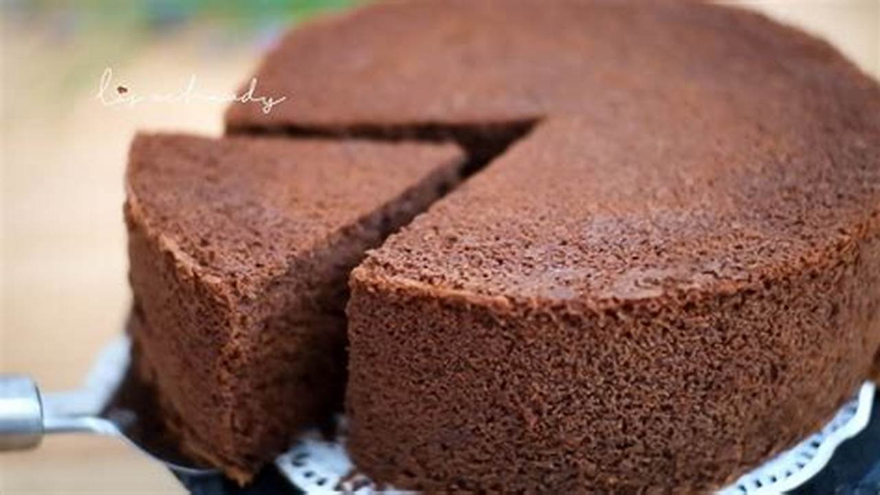 Kue Bolu Cokelat, Resep4-10k