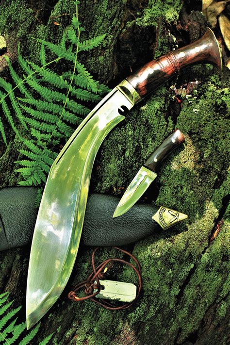 Kukri Knife In Action