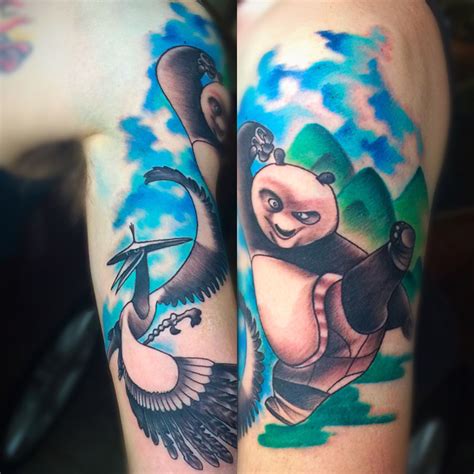 Unleash Your Inner Warrior with a Kung Fu Panda Tattoo!