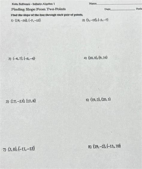 Kuta Software - Infinite Algebra 1