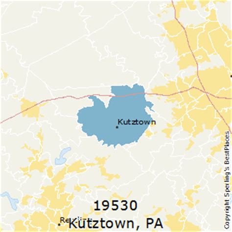 Kutztown Zip Code Map