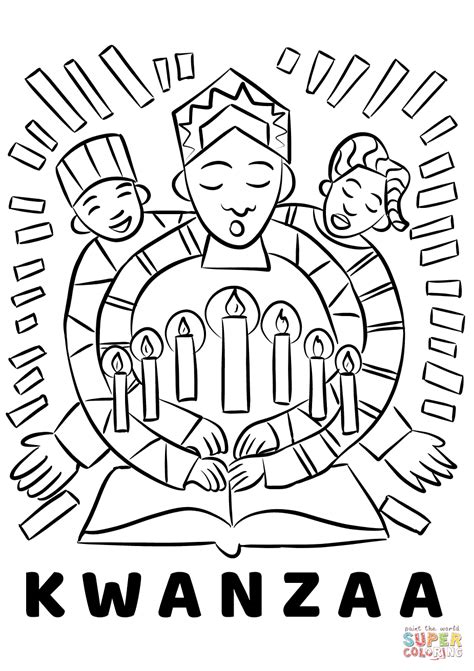 Kwanzaa Coloring Pages Printable