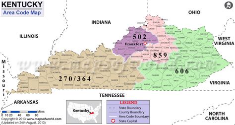 Kentucky Zip Code Map