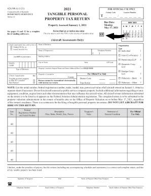 File Your KY Tangible Property Tax Return 2021 Today!