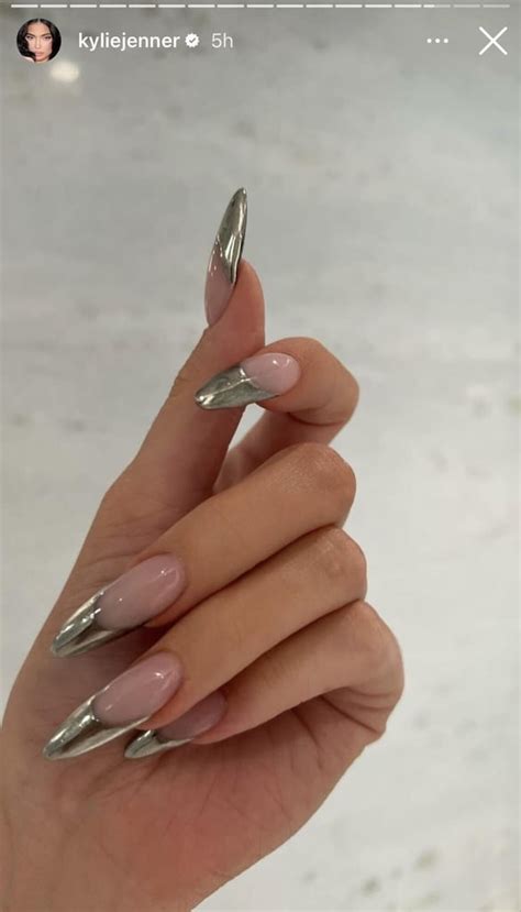 Kylie Jenner Chrome Nails: The Hottest Trend Of 2023