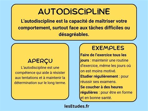 L'autodiscipline